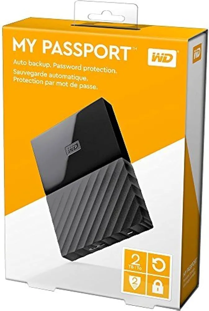 WD My Passport 2TB External HDD